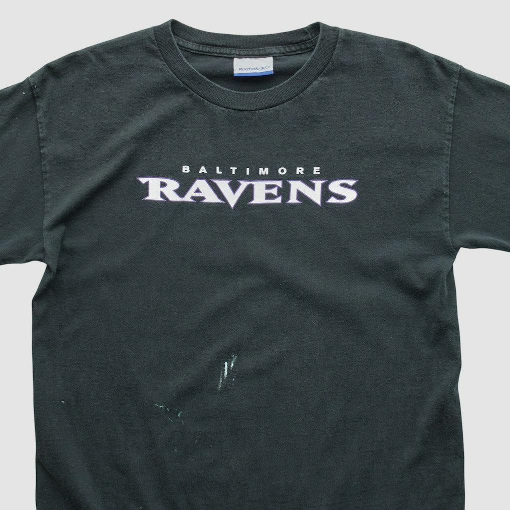 Baltimore Ravens Reebok 2000s Long Sleeve T-shirt - Black Vintage - Fanatics