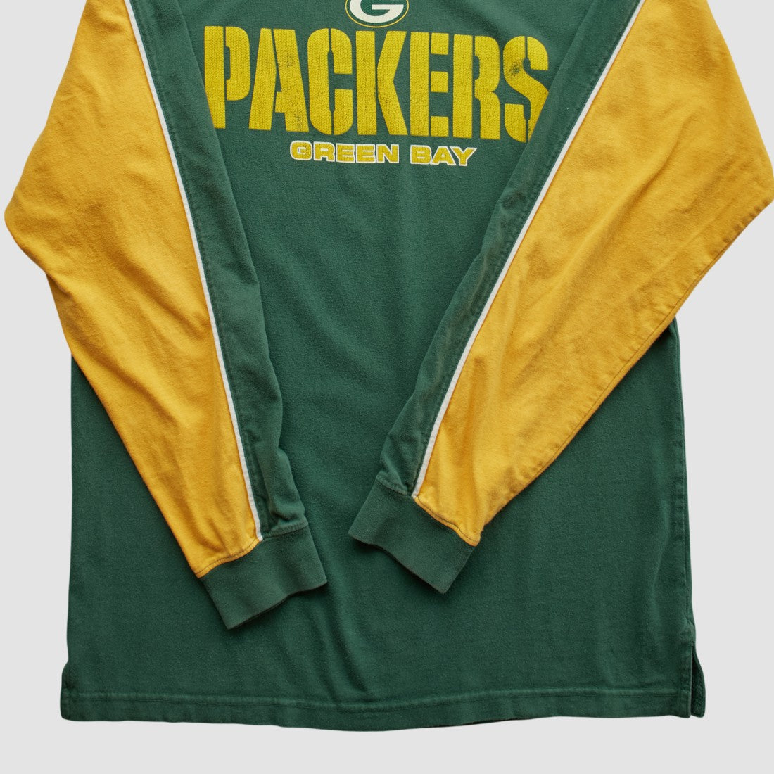 Green Bay Packers NFL 2000s Long Sleeve T-shirt - Green Vintage - Fanatics