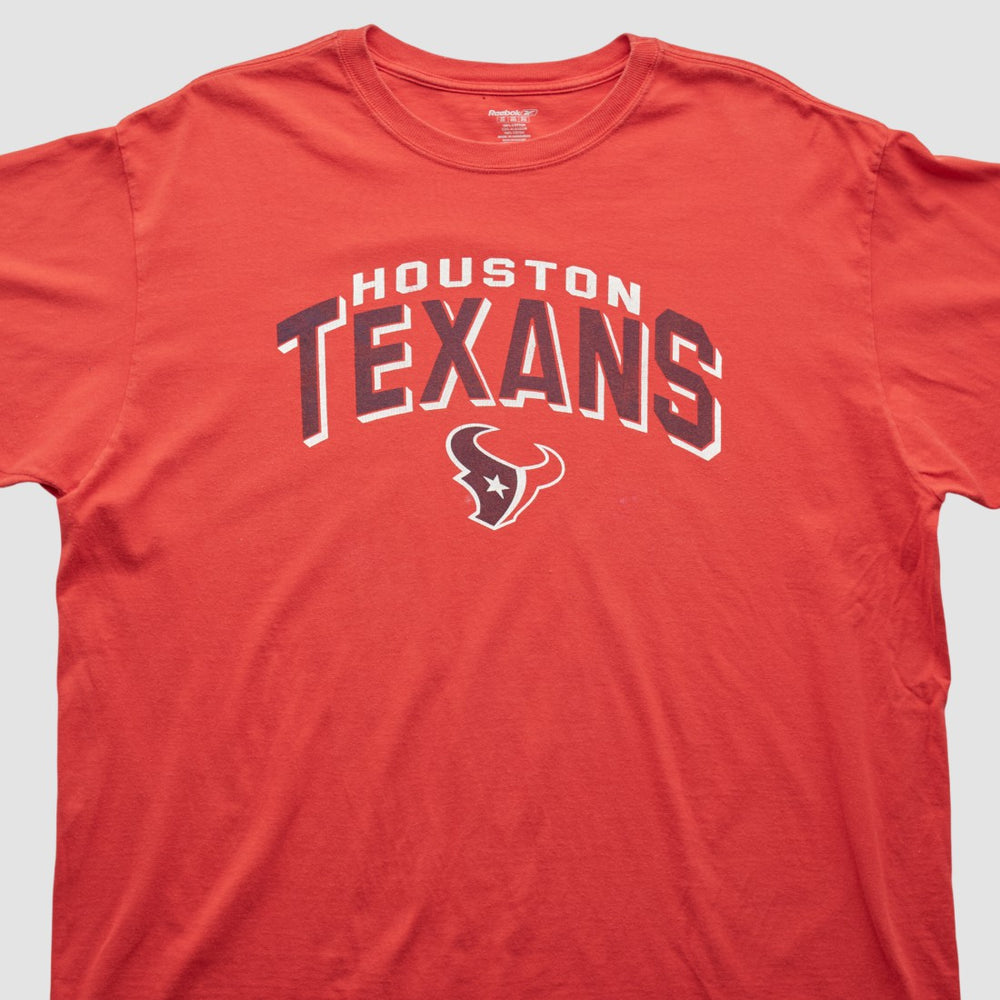 Houston Texans Reebok 2000s T-shirt - Red Vintage - Fanatics