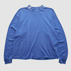 New England Patriots Champion 90s Long Sleeve T-shirt - Blue Vintage - Fanatics