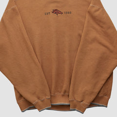 Denver Broncos Champion 2000s Pullover Sweatshirt - Clay Vintage - Fanatics