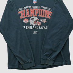 New England Patriots 2001 Long Sleeve T-shirt - Black Vintage - Fanatics