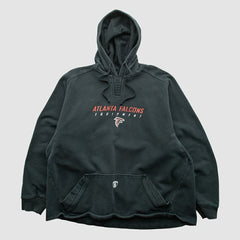 Atlanta Falcons Reebok 2000s Hooded Pullover Sweatshirt - Black Vintage - Fanatics