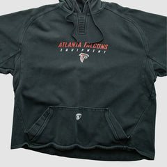 Atlanta Falcons Reebok 2000s Hooded Pullover Sweatshirt - Black Vintage - Fanatics