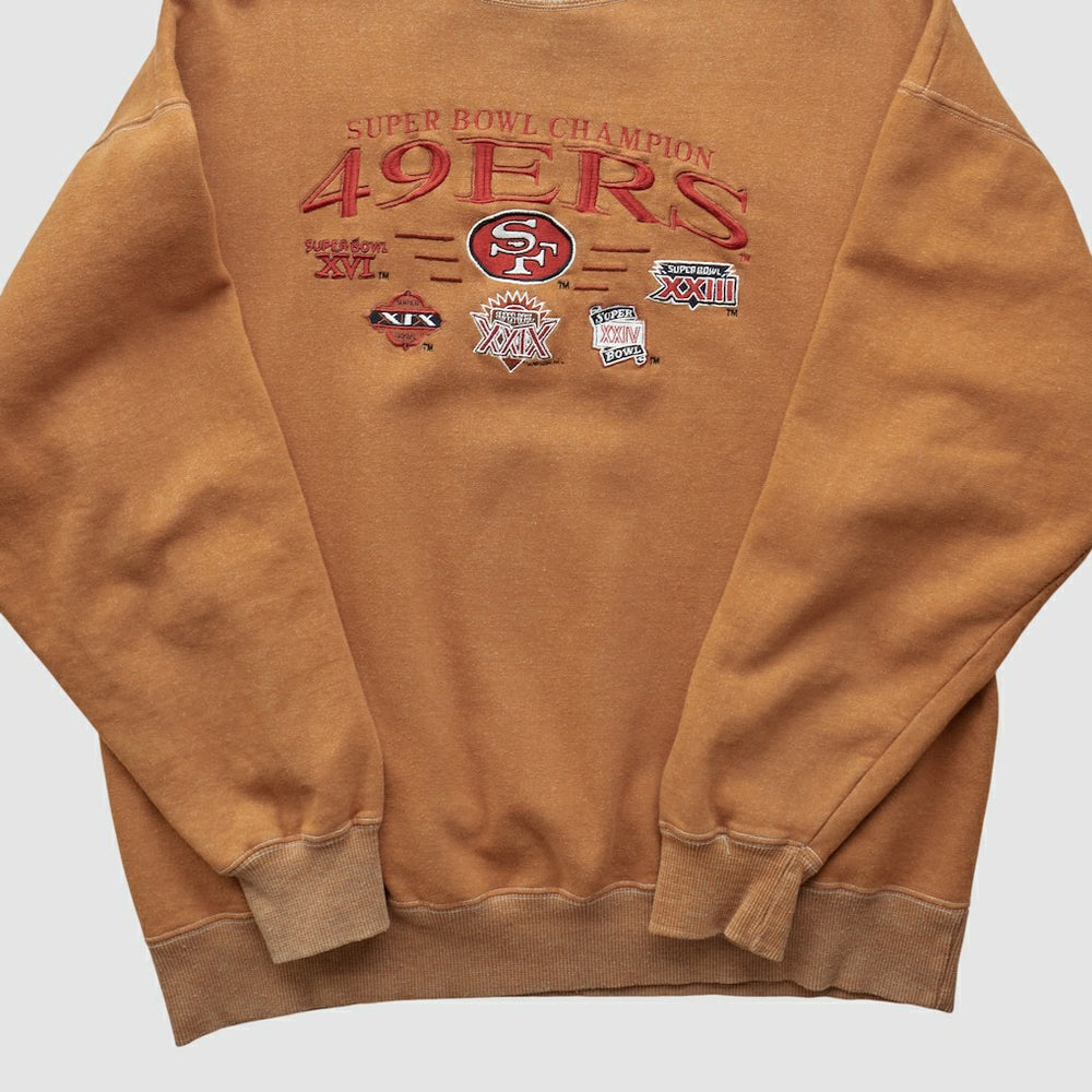 Super Bowl 90s Pullover Sweatshirt - Tan Vintage - Fanatics