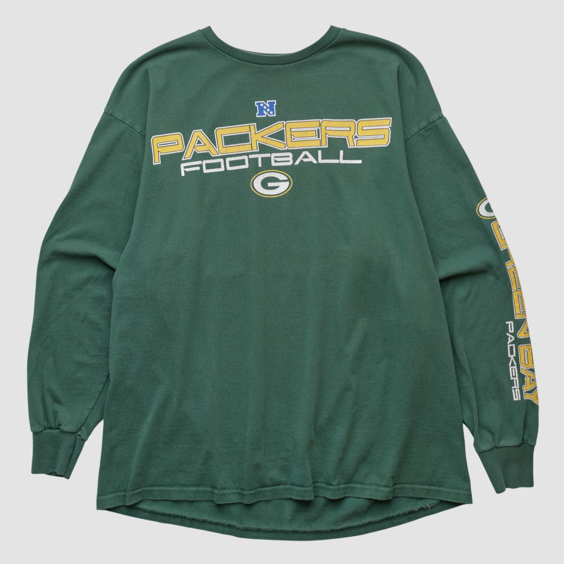 Green Bay Packers NFL 2000s Long Sleeve T-shirt - Green Vintage - Fanatics