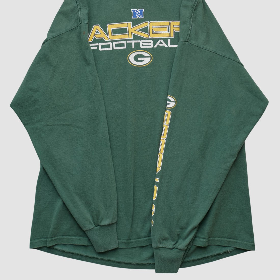 Green Bay Packers NFL 2000s Long Sleeve T-shirt - Green Vintage - Fanatics