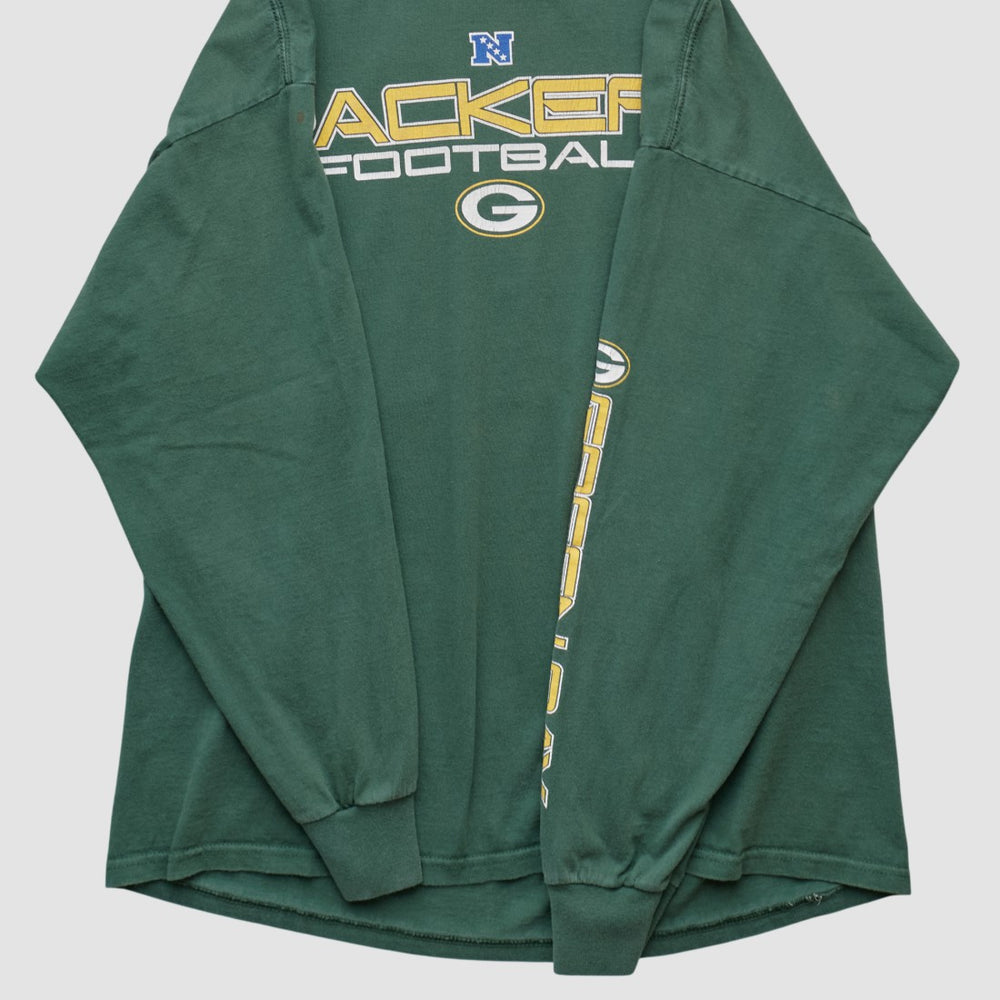 Green Bay Packers NFL 2000s Long Sleeve T-shirt - Green Vintage - Fanatics