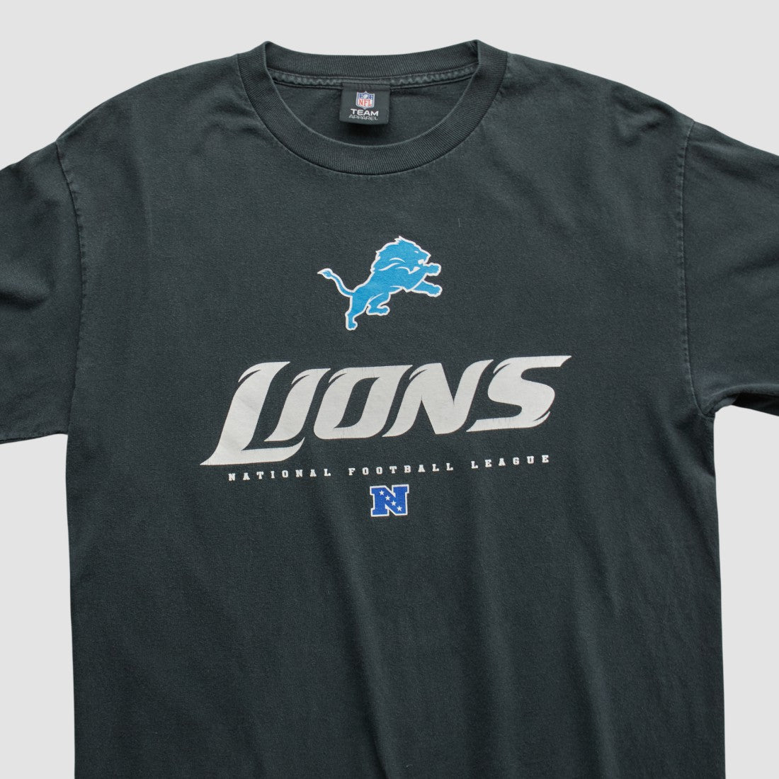 Detroit Lions NFL 2010s Long Sleeve T-shirt - Black Vintage - Fanatics