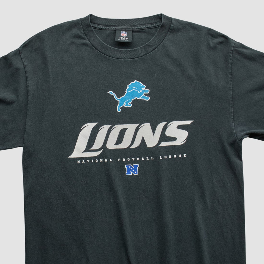 Detroit Lions NFL 2010s Long Sleeve T-shirt - Black Vintage - Fanatics