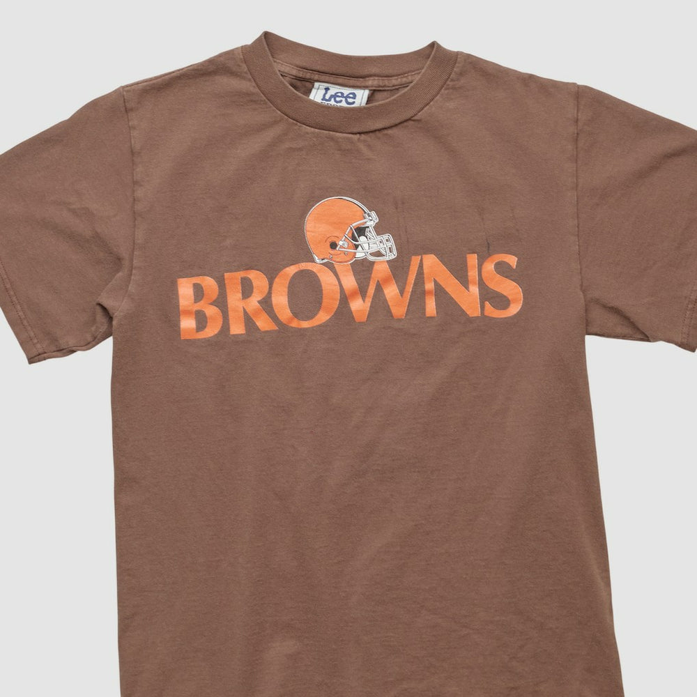 Cleveland Browns Lee Apparel 90s T-shirt - Brown Vintage - Fanatics