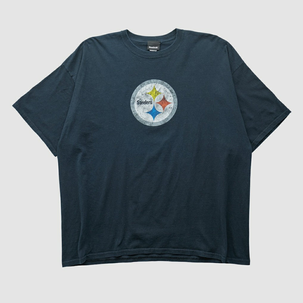 Pittsburgh Steelers Reebok 2000s T-shirt - Black Vintage - Fanatics