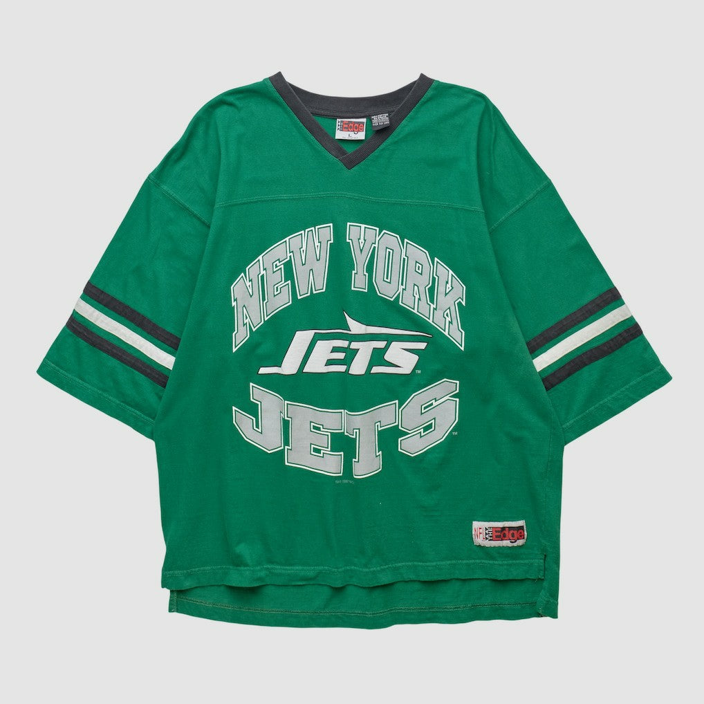 New York Jets The Edge 1997 T-shirt - Green Vintage - Fanatics