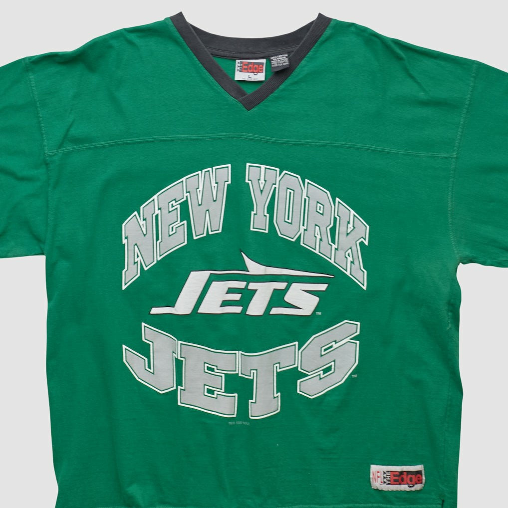 New York Jets The Edge 1997 T-shirt - Green Vintage - Fanatics