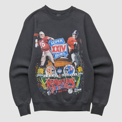 Super Bowl XXIV 1990 Pullover Sweatshirt - Black Vintage - Fanatics