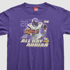 Adrian Peterson NFL 2000s Long Sleeve T-shirt - Purple Vintage - Fanatics
