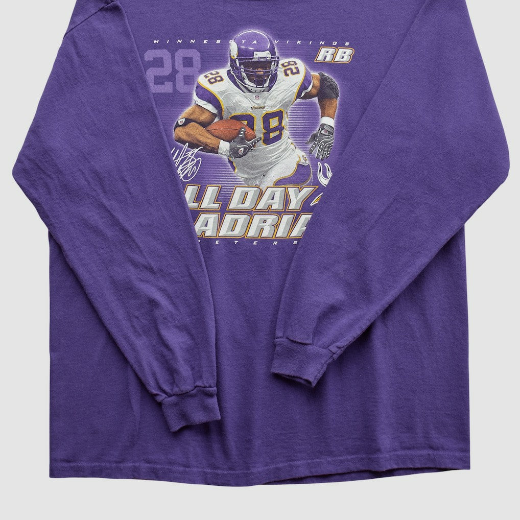 Adrian Peterson NFL 2000s Long Sleeve T-shirt - Purple Vintage - Fanatics