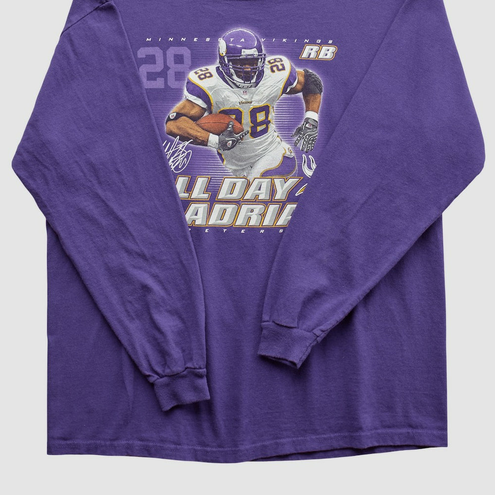 Adrian Peterson NFL 2000s Long Sleeve T-shirt - Purple Vintage - Fanatics