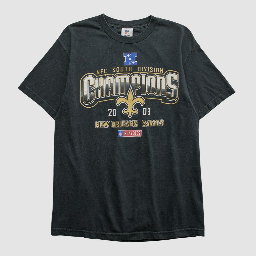 New Orleans Saints NFL 2009 T-shirt - Black Vintage - Fanatics