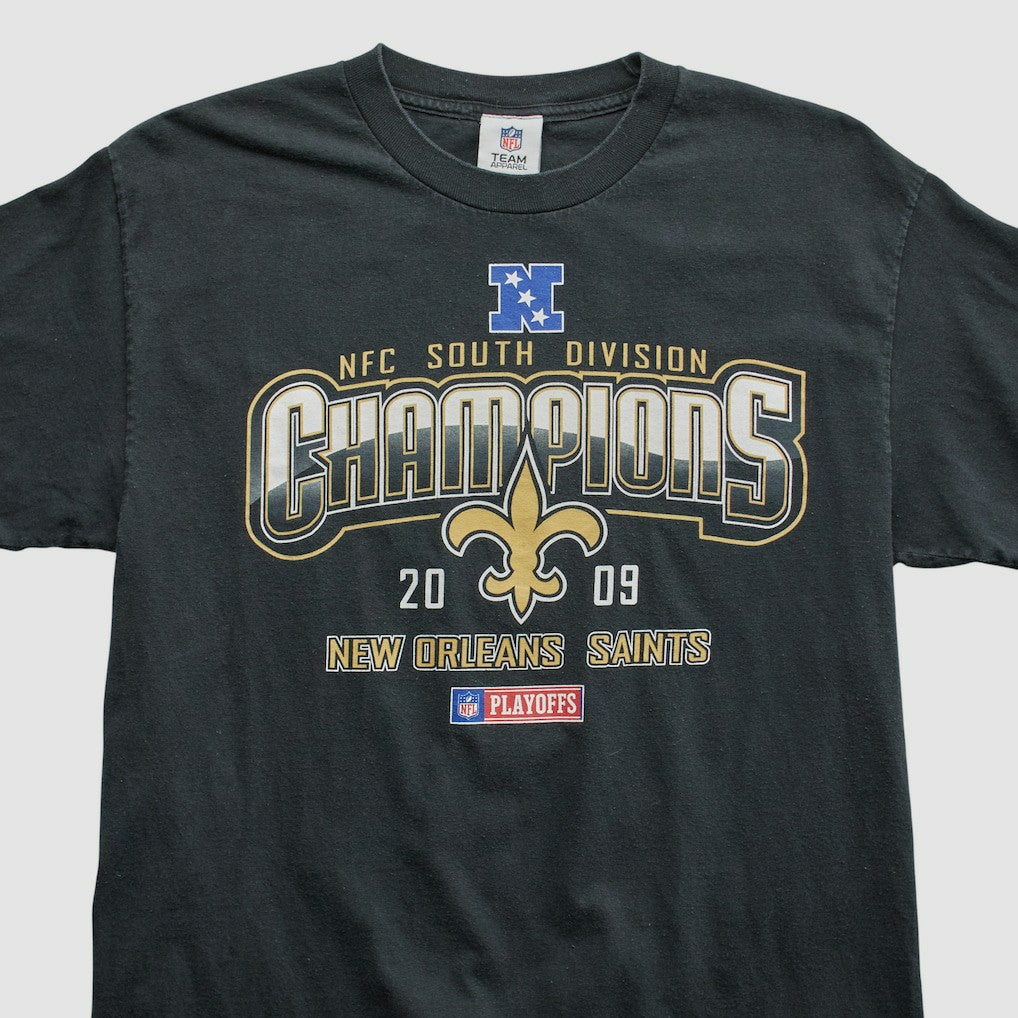 New Orleans Saints NFL 2009 T-shirt - Black Vintage - Fanatics