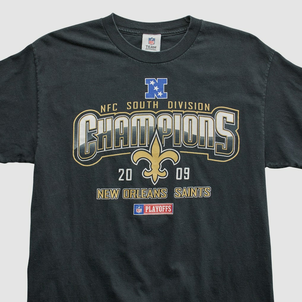 New Orleans Saints NFL 2009 T-shirt - Black Vintage - Fanatics