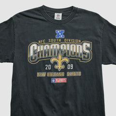 New Orleans Saints NFL 2009 T-shirt - Black Vintage - Fanatics