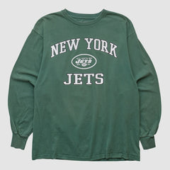 New York Jets NFL 2000s Long Sleeve T-shirt - Green Vintage - Fanatics