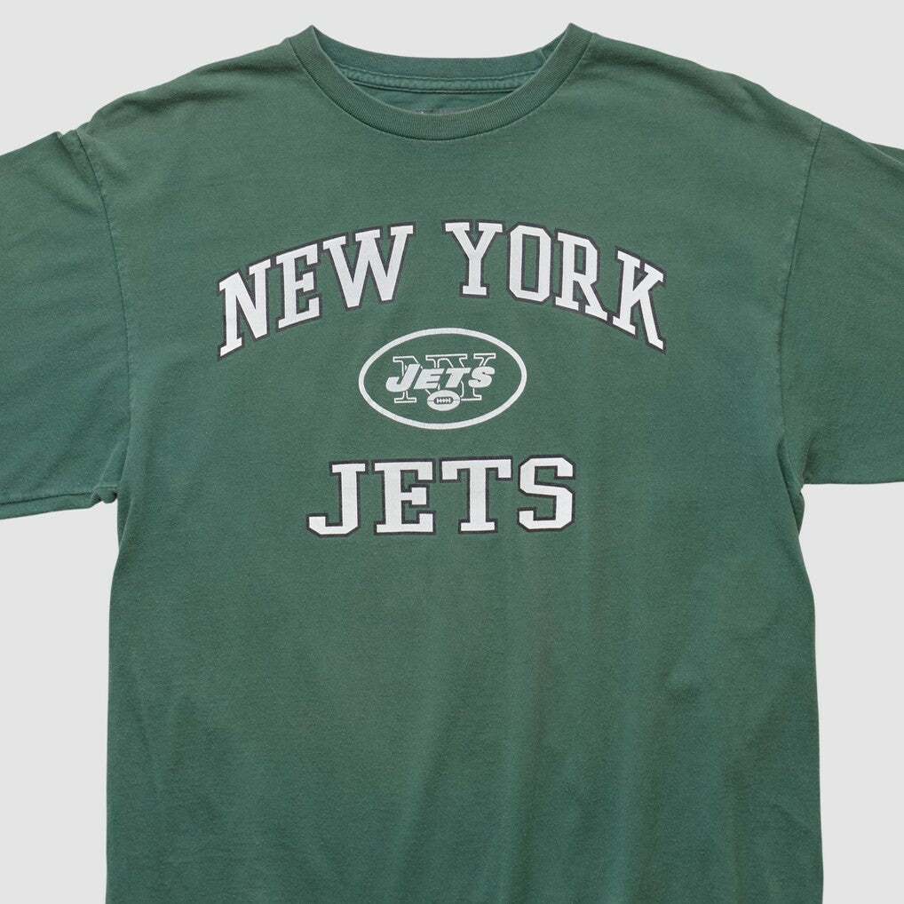 New York Jets NFL 2000s Long Sleeve T-shirt - Green Vintage - Fanatics