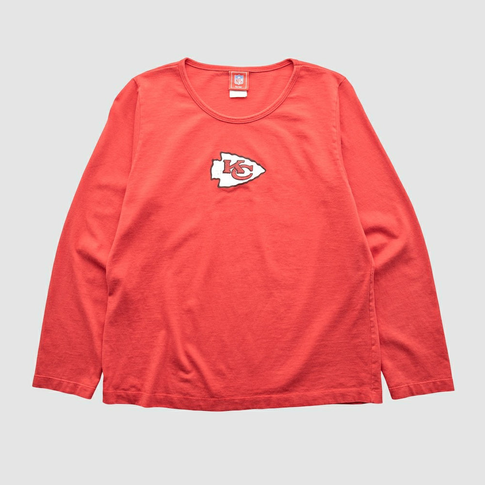 Kansas City Chiefs NFL 2000s Long Sleeve T-shirt - Red Vintage - Fanatics