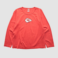 Kansas City Chiefs NFL 2000s Long Sleeve T-shirt - Red Vintage - Fanatics