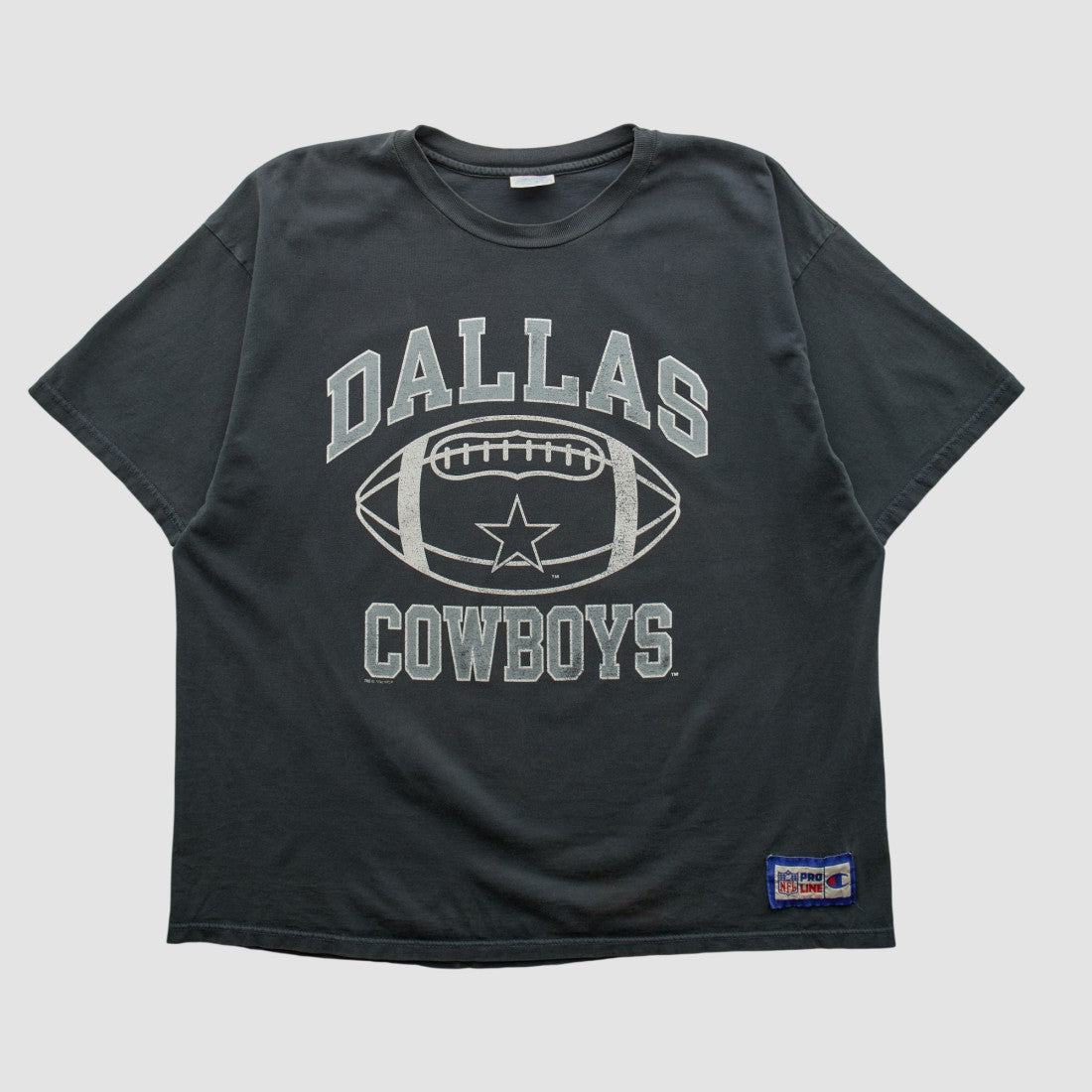 Dallas Cowboys Champion 90s T-shirt - Black Vintage - Fanatics