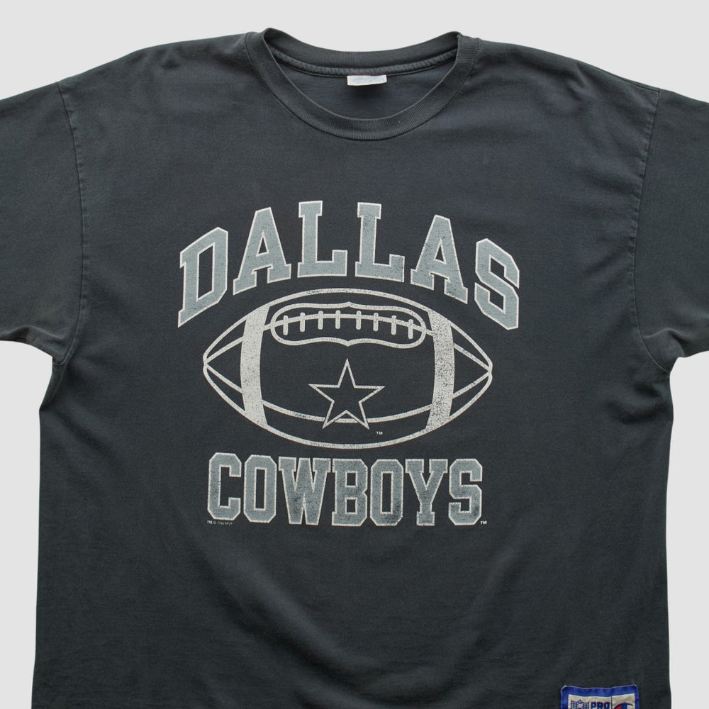 Dallas Cowboys Champion 90s T-shirt - Black Vintage - Fanatics