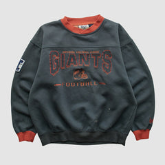 New York Giants Lee Apparel 90s Pullover Sweatshirt - Charcoal Vintage - Fanatics