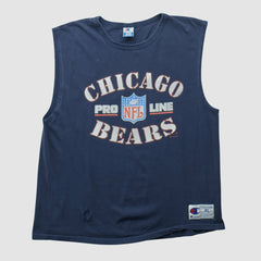 Chicago Bears Champion 90s Tank - Navy Vintage - Fanatics