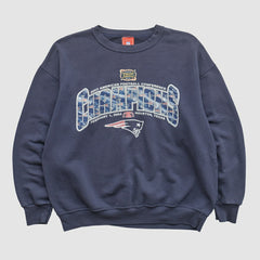 New England Patriots NFL 2003 Pullover Sweatshirt - Navy Vintage - Fanatics
