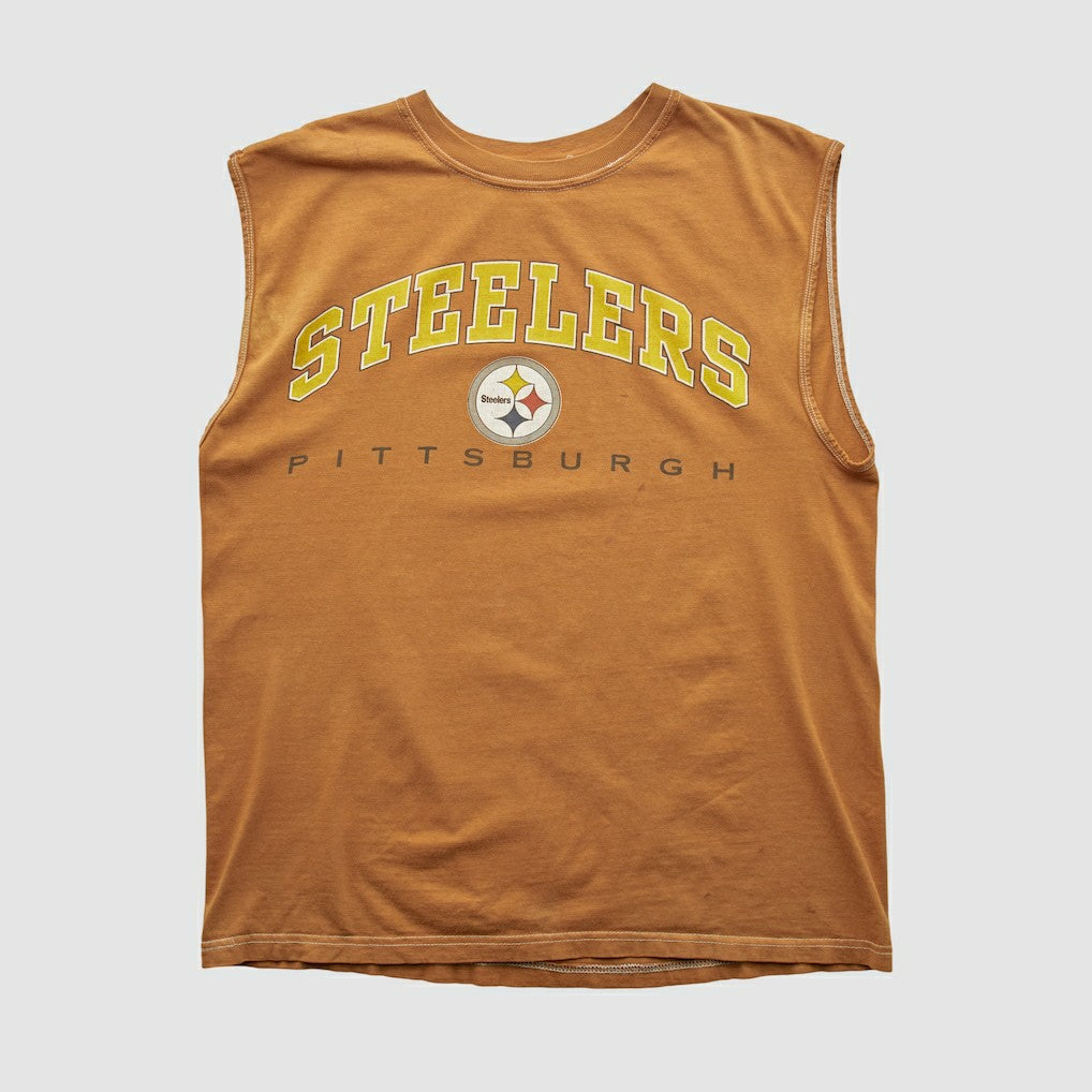 Pittsburgh Steelers True Fan 90s Tank - Clay Vintage - Fanatics