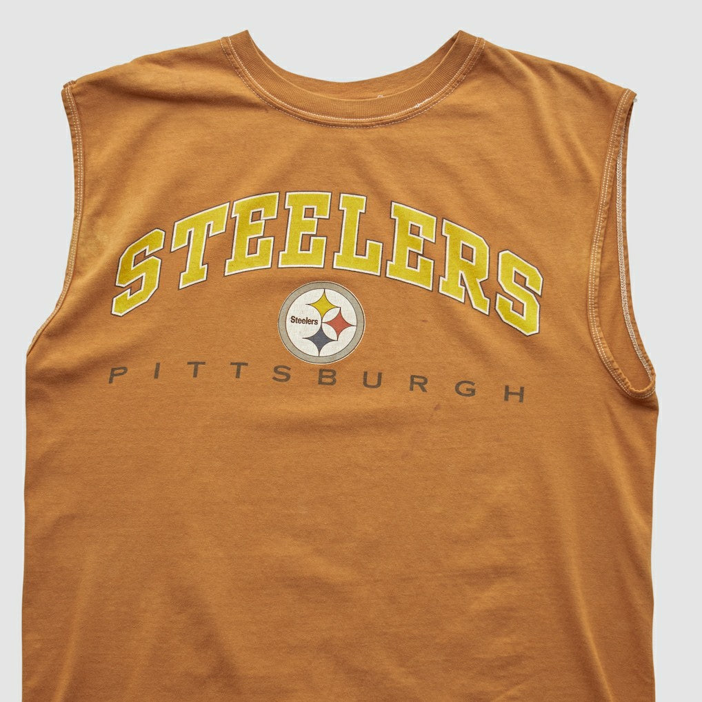 Pittsburgh Steelers True Fan 90s Tank - Clay Vintage - Fanatics