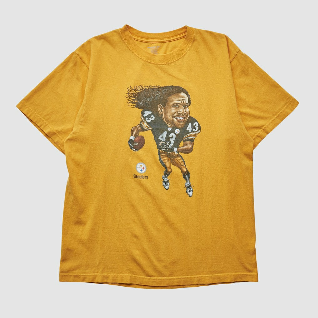 Pittsburgh Steelers Reebok 2000s T-shirt - Yellow Vintage - Fanatics