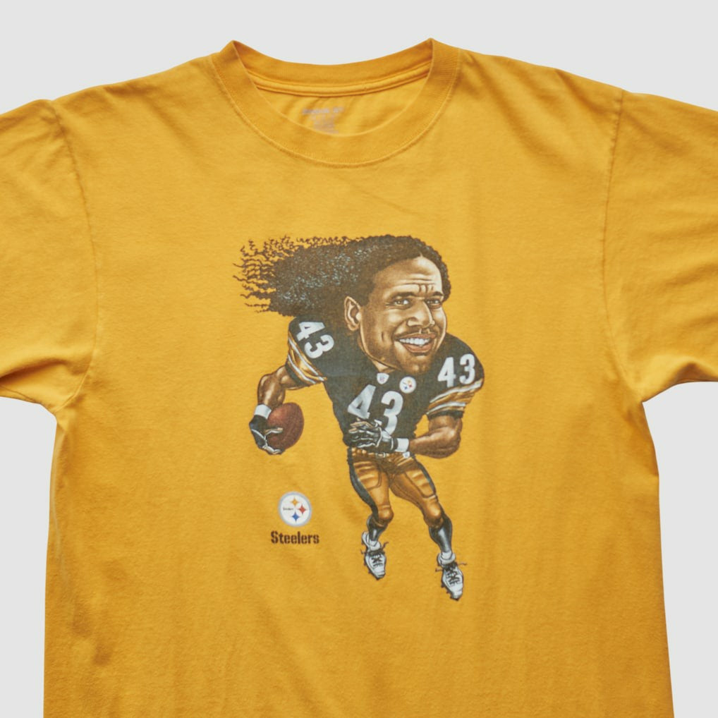 Pittsburgh Steelers Reebok 2000s T-shirt - Yellow Vintage - Fanatics