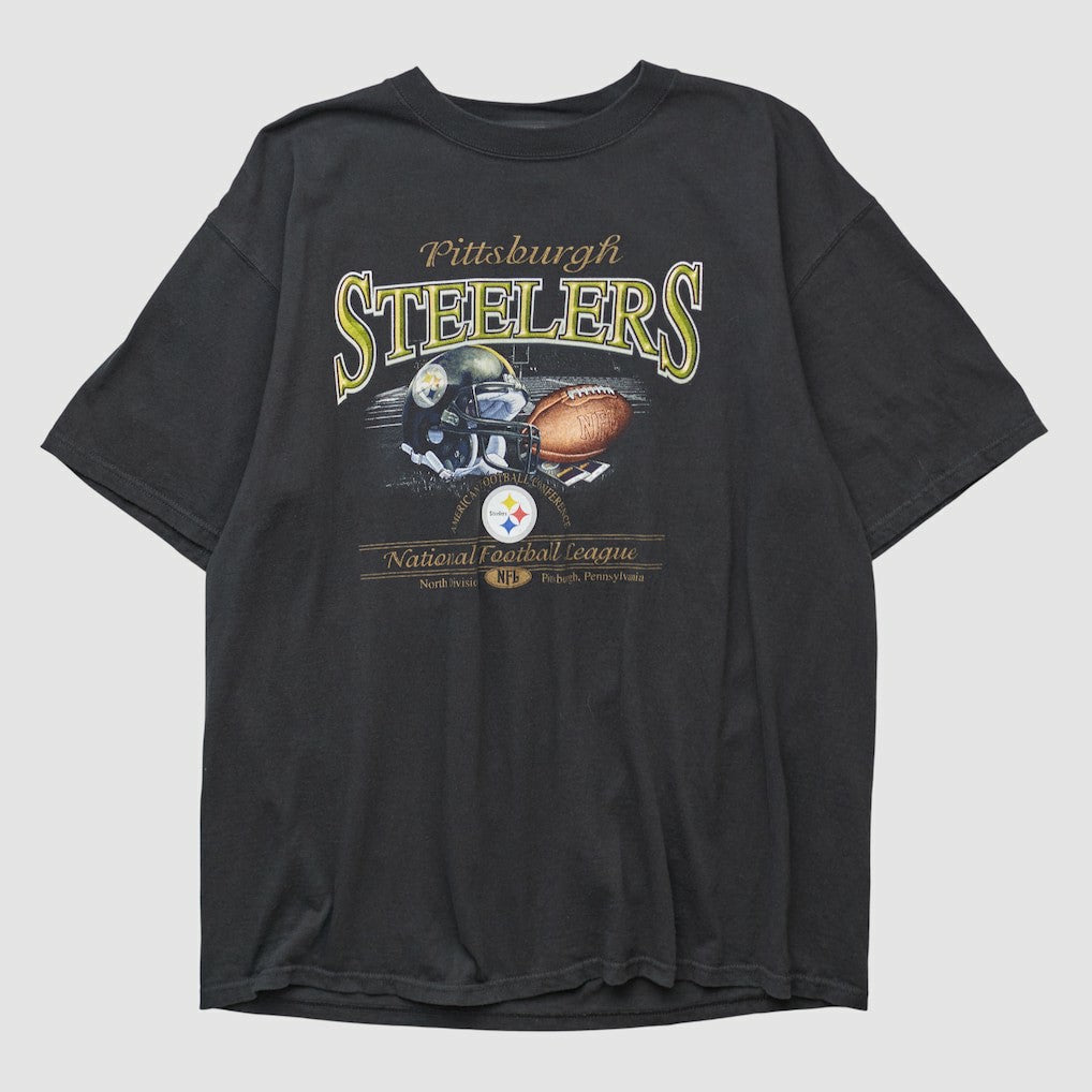 Pittsburgh Steelers NFL 2000s T-shirt - Black Vintage - Fanatics