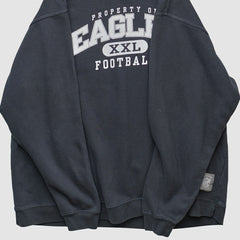 Philadelphia Eagles Reebok 2000s Pullover Sweatshirt - Black Vintage - Fanatics