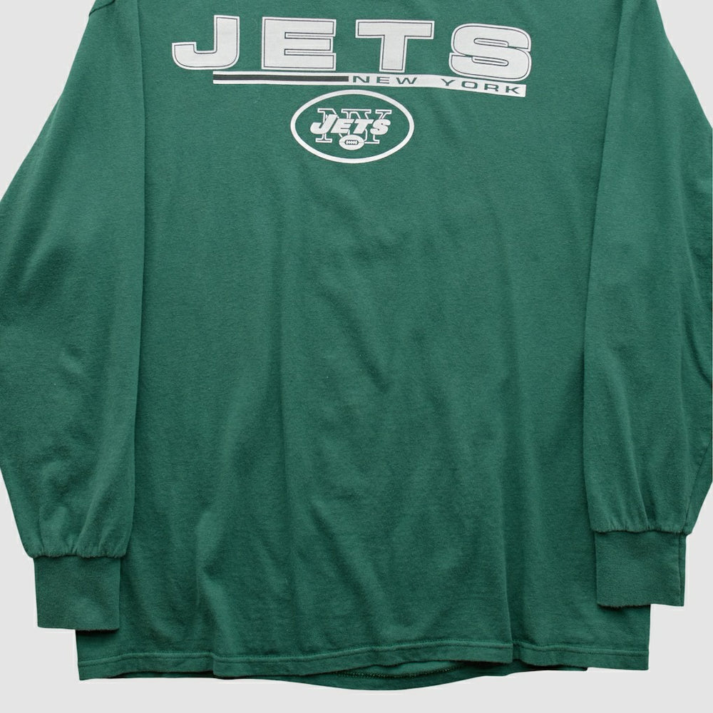 New York Jets Majestic 2010s Long Sleeve T-shirt - Green Vintage - Fanatics