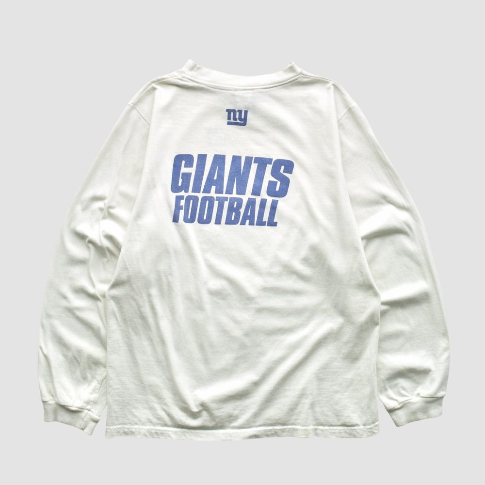 New York Giants 2000s Long Sleeve T-shirt - White Vintage - Fanatics