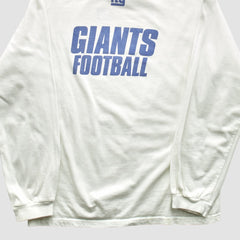 New York Giants 2000s Long Sleeve T-shirt - White Vintage - Fanatics