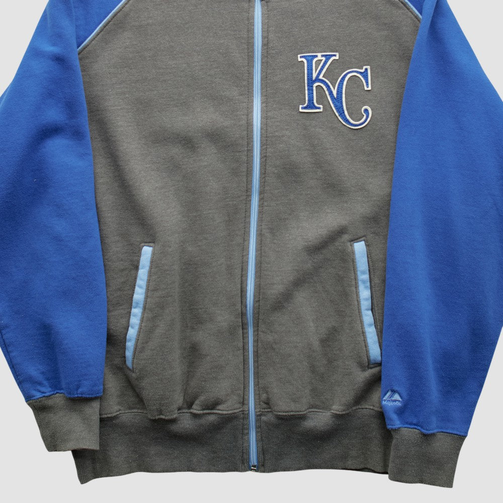 Kansas City Royals Majestic 2000s Full Zip Sweatshirt Sale