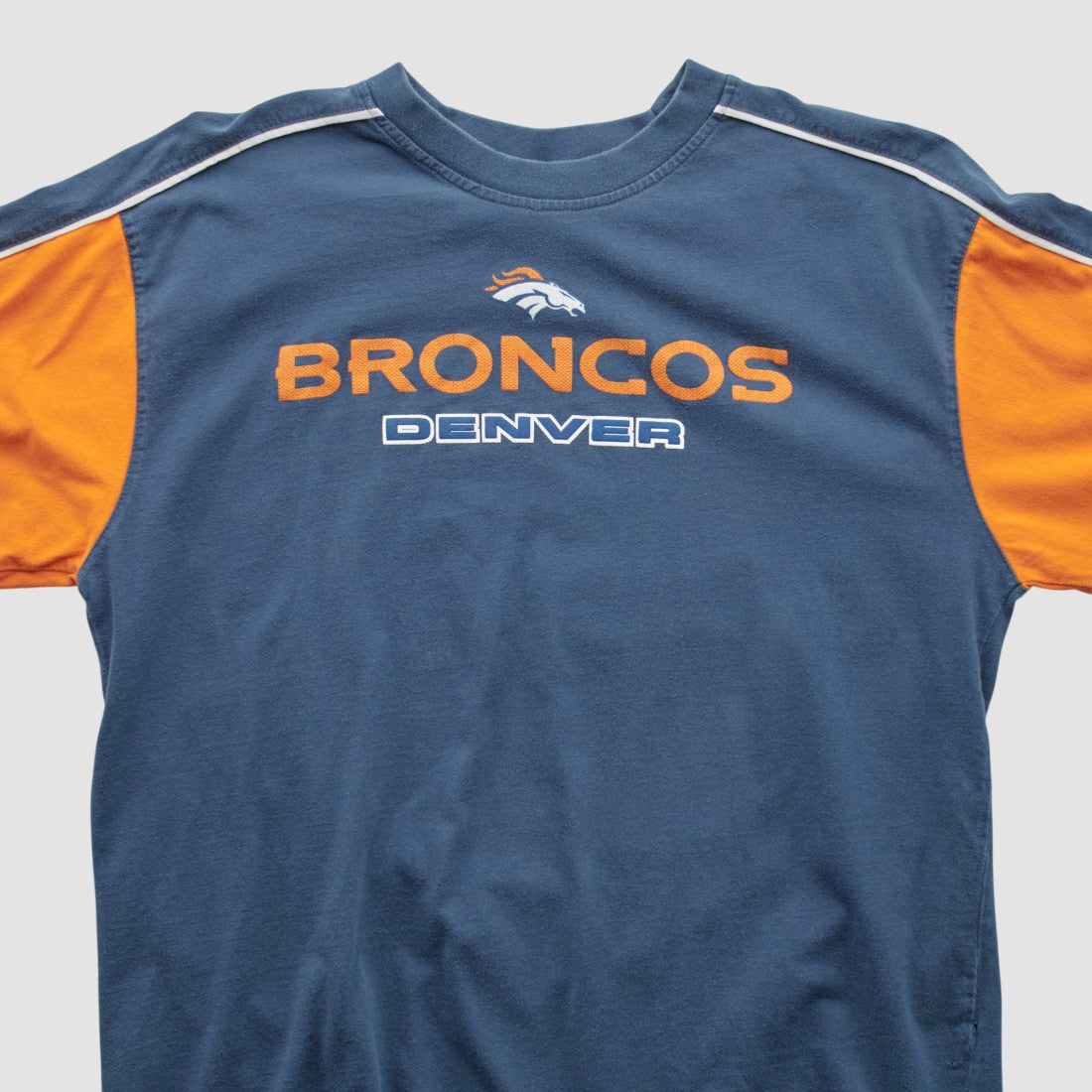 Denver Broncos NFL 2000s Long Sleeve T-shirt - Navy Vintage - Fanatics