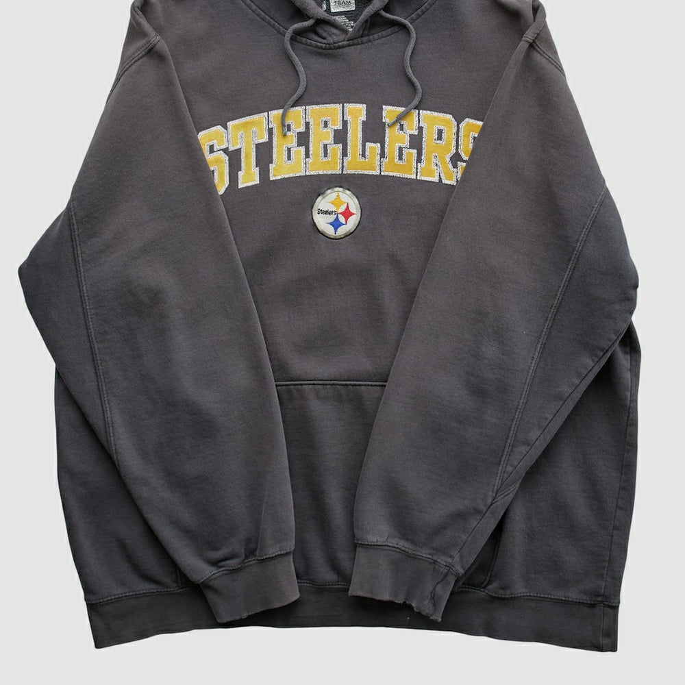 Pittsburgh Steelers NFL 2010s Hooded Pullover Sweatshirt - Black Vintage - Fanatics