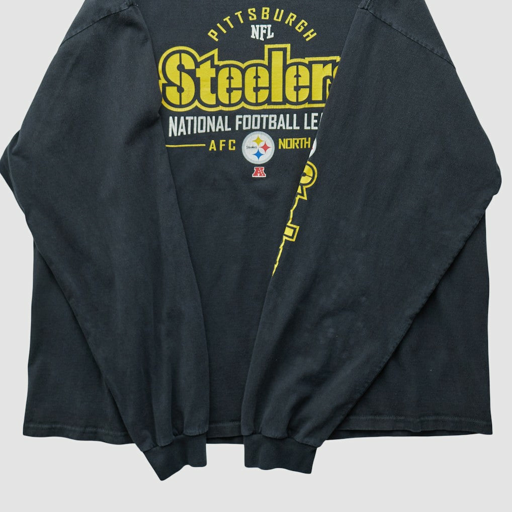 Pittsburgh Steelers NFL 2010s Long Sleeve T-shirt - Black Vintage - Fanatics