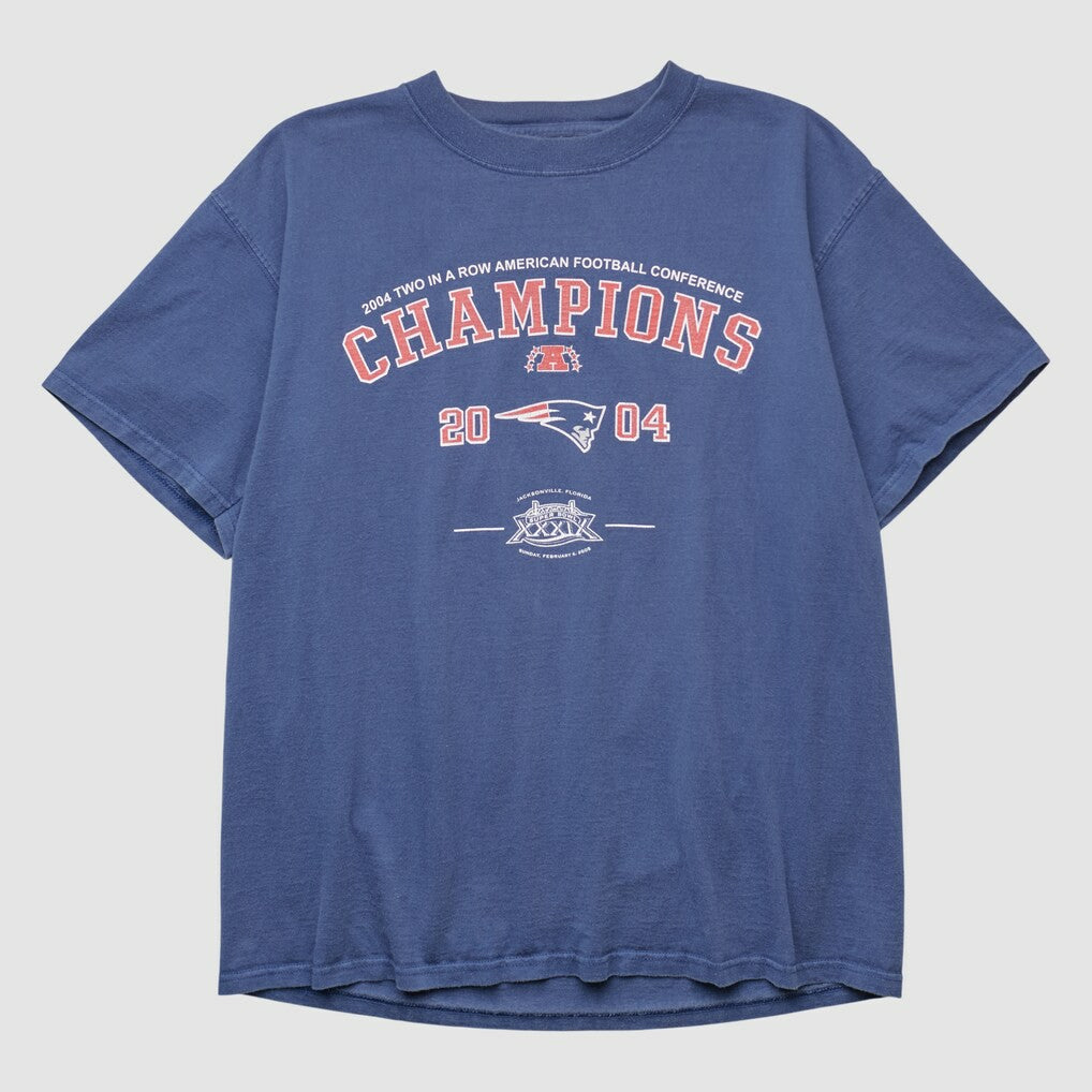 New England Patriots 2004 T-shirt - Navy Vintage - Fanatics