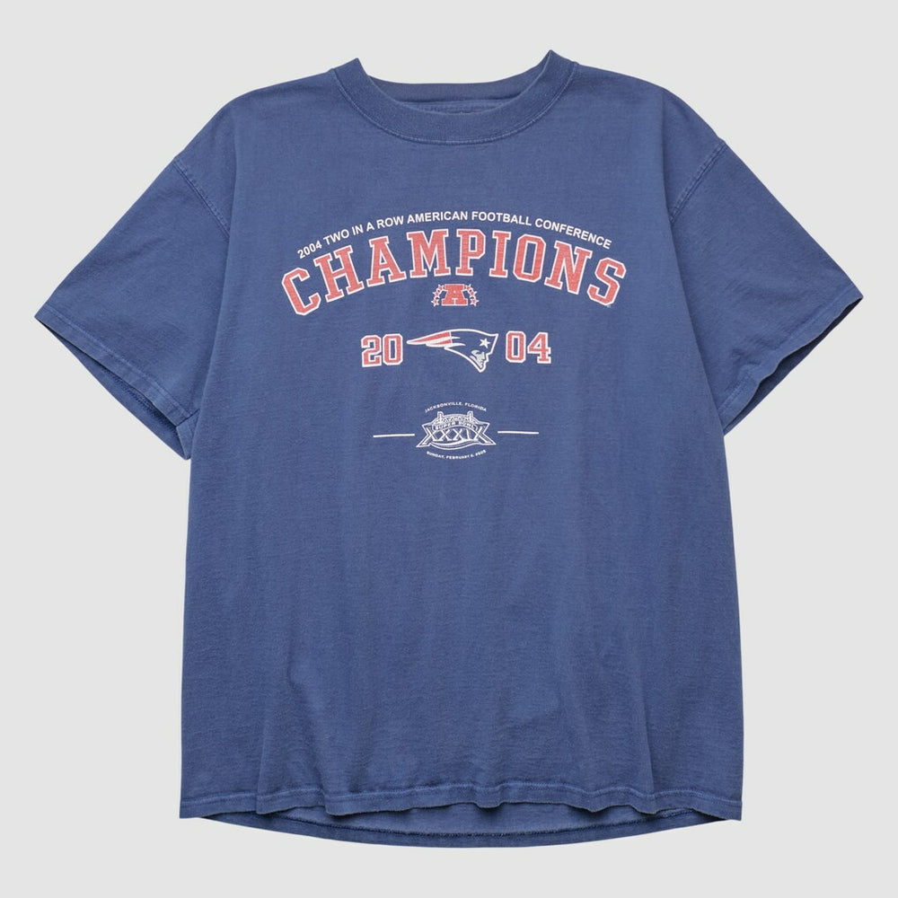 New England Patriots 2004 T-shirt - Navy Vintage - Fanatics